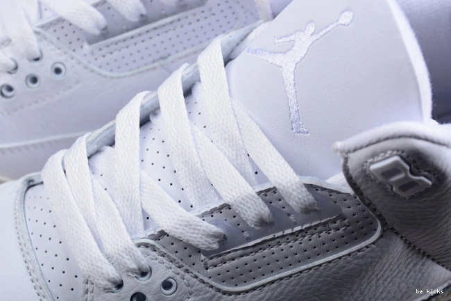 Reps retro white triple 3 136064-111 jordan air 0502